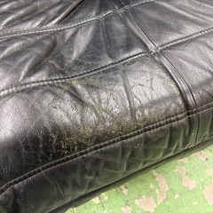 【ドリーム川西店限定】☆ジモティー見たよ割引☆  ligne roset 1Pレザーソファ 状態▲ クリーニング済み 【2125560000054952 】の画像