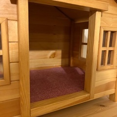 木製の犬小屋　日本メーカー　ケージの画像