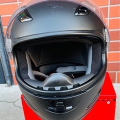 フルフェイス マッドブラックヘルメットの画像