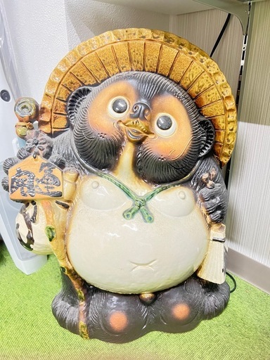 開運タヌキの置物　飲食店様などへ