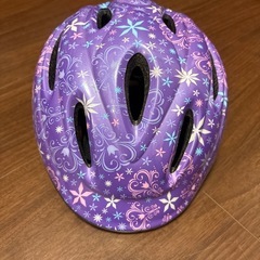 女の子　　自転車　ヘルメットの画像
