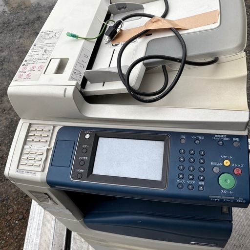 FUJI XEROX 業務用コピー機 複合機 J-D041 通電確認済み 現状渡し 富士ゼロックス プリンター