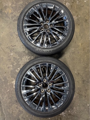 トヨタ220クラウン エグゼクティブ純正 225/45R18 2本セット 18×8J 114.3×5
