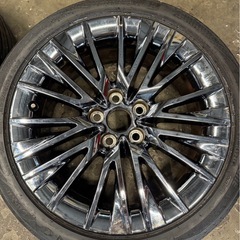 トヨタ220クラウン エグゼクティブ純正 225/45R18 2本セット 18×8J 114.3×5の画像