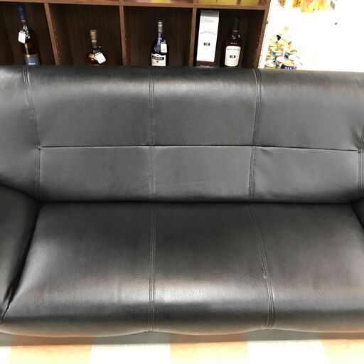 ＼家具＊家電のお店／【ｼﾞｬﾝｸﾞﾙｼﾞｬﾝｸﾞﾙ石川金沢店】ソファー /BK  W(幅)170×D(奥行き)×75H(高さ)77cｍ