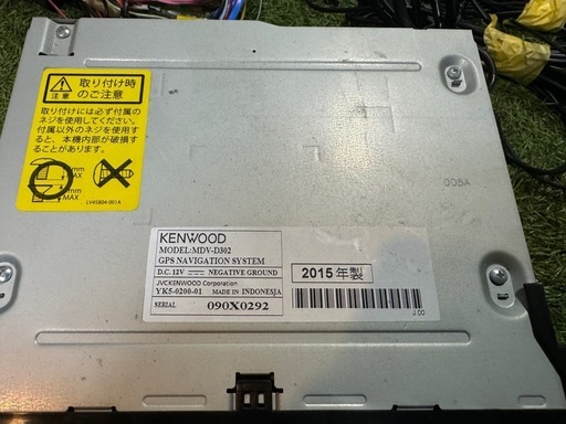 KENWOOD MDV-D302 カーナビ 2015年製 ＆パナソニック ETC (ALL garage