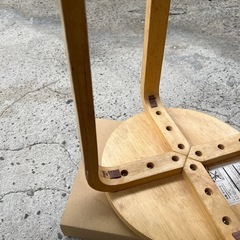 木製スツール 丸椅子 ナチュラル スタッキング チェア1脚800円　 の画像