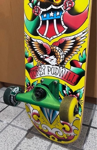 スケボー　スケートボード　コンプリート　PLANB プランビー　エレメント　インディペンデント　トーリ・パドウィル　コラボ　かっこいい