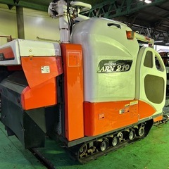 クボタ 2条 コンバイン　19馬力 470時間　折り畳みオーガ グレンタンク こぎ深さ自動　全面刈　ディーゼル　デバイダー　オーガ 刈取オートクラッチ SFワンレバー エアロスター ウイット ARN219 稲刈　脱穀　動画ありの画像