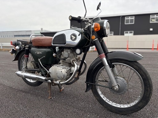 ⭐️50年以上前のCD125K.ベンリィCD125⭐️キャブオーバーホール済み❗️一発スタート⭐️前後タイヤ・チェーン・プラグなど新品⭐️