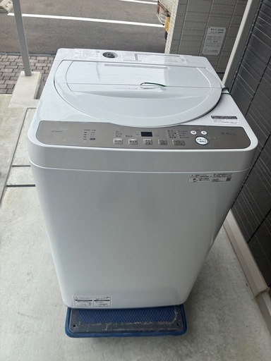 シャープ　洗濯機　ES-GE5FJ-W 2022年製