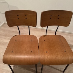 ニトリ　ダイニングチェア(アウロス3) 2脚セットの画像