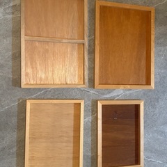 木製パネル　4枚セットの画像