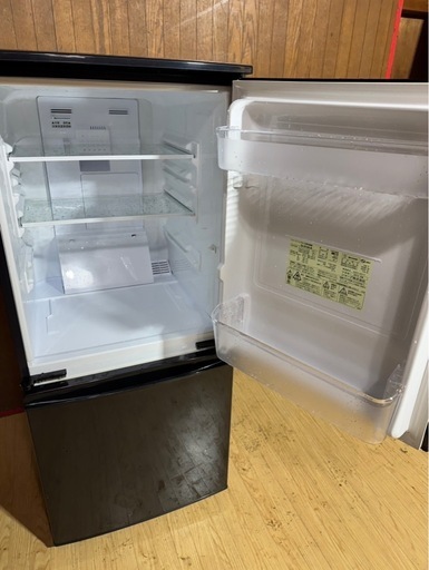 B2608 SHARP シャープ 2ドア冷蔵庫 137L 2015年製 冷蔵収納欠品