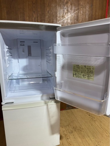B2609 SHARP シャープ 2ドア冷蔵庫 137L 2017年製