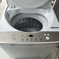 シャープ　洗濯機　ES-GE5FJ-W 2022年製の画像