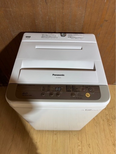 B2611 Panasonic パナソニック 縦型洗濯機 6kg 2017年製