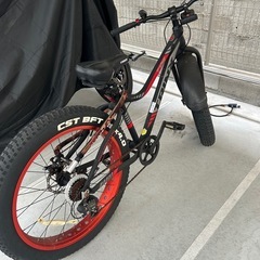  極太タイヤ！ファットバイク20インチ｜街乗り・通勤OK｜チェーンロック付きの画像