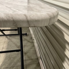 大理石調 昇降テーブル センターテーブルの画像