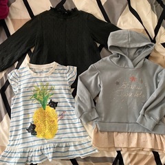 【combi mini新品アウター含】女の子110サイズ お洋服セット②の画像