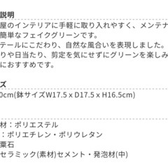 フェイクグリーン 120cmの画像
