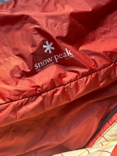【値下げ】 peak 　スノーピーク　寝袋