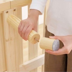 未使用　アイリスオーヤマ　ダブルベッド　フレームの画像