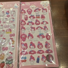 新品ぷくぷくシール五枚セットの画像