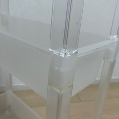 キャスター付隙間収納棚　幅16センチの画像