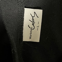 【ワークマン ブラック シフォン袖トップス L】の画像