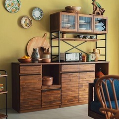 Unico カップボード　SWELLA 定価16万の画像