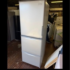 NO B844🌈福岡市内配送設置無料✨🌈冷蔵庫 ゴールド系 SJ-W353G-N [350L /3ドア /左右開きタイプ]2021ねん2021年の画像