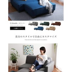 ソファ　オッドマン　クッションセット　2〜3人掛けの画像