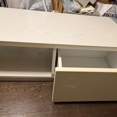 テレビボード ロータイプ 白 美品の画像