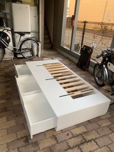 IKEA NORDLI 収納ベッド＋ARKREHAMNマットレス