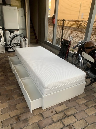 IKEA NORDLI 収納ベッド＋ARKREHAMNマットレス