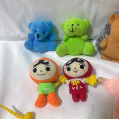 小さなぬいぐるみ　などの画像