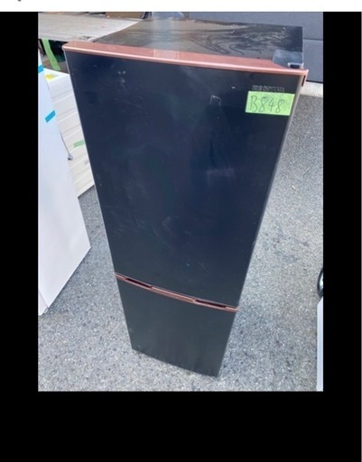 NO B848?福岡市内配送設置無料✨?冷蔵庫 BLACK LABEL ブラック IRSE-H16A-B [162L /2ドア /右開