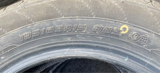 【お取引決まりました】【バリ溝】DUNLOP 185/65R15 25年製 夏タイヤ