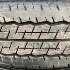 新車剥がし　DUNLOP 195/80R15 25年製 夏タイヤの画像