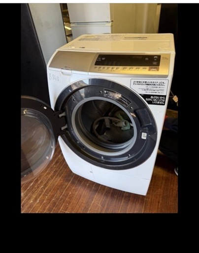 NO B843?福岡市内配送設置無料✨?ドラム式洗濯乾燥機 ビッグドラム ホワイト BD-SV110EL-W [洗濯11.0kg /乾