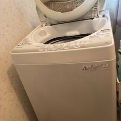 TOSHIBA 5.0kg洗濯機の画像