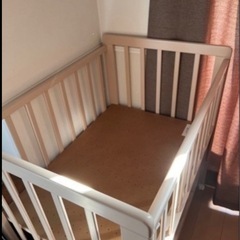ベビーベッド　あわいモカの画像