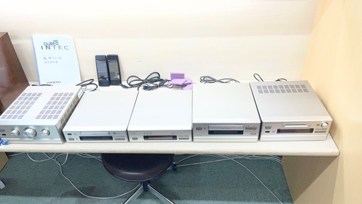 動作良好品　ONKYO コンポセット  ONKYO A-922M LTD/C-722M LTD/MD-122MX/K-522M/ T-422M/AT-PL300/D-202AX システムコンポ オンキョー  取り扱い説明書付属