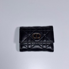 【美品】Dior ミニウォレット カナージュカーフスキン
の画像