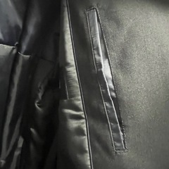 SUIT SELECTの黒のステンカラー（バルマカーン）ロングコート※早い者勝ちの画像