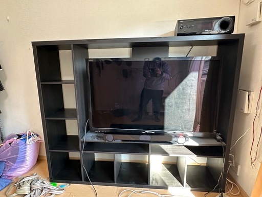 IKEA LAPPLAND テレビ収納 ブラック TVボード