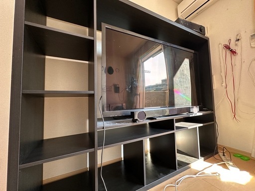 IKEA LAPPLAND テレビ収納 ブラック TVボード