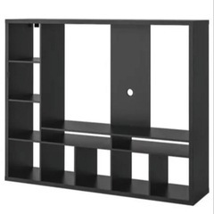 IKEA LAPPLAND テレビ収納 ブラック TVボードの画像