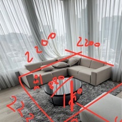 超美品　L型　コーナーソファ　の画像